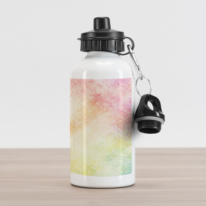 Vibrant Grunge Abstract Aluminum Water Bottle