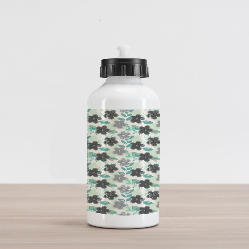 Abstract Nostalgic Retro Aluminum Water Bottle