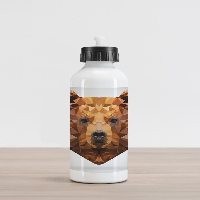 Geometric Modern Portrait Aluminum Water Bottle