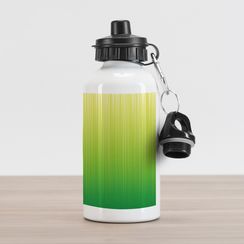 Striped Futuristic Aluminum Water Bottle