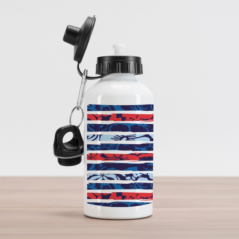 Tropical Hibiscus Beach Aluminum Water Bottle