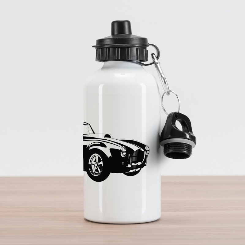 Sports Car Roadster Engine Aluminum Water Bottle