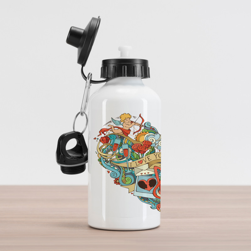 Eros Presents Ring Aluminum Water Bottle