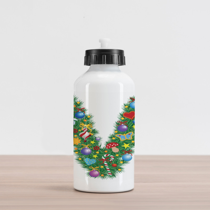 Ornamental Tree Bells Aluminum Water Bottle