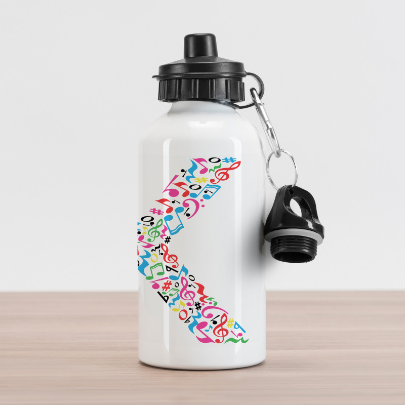 Vibrant ABC Musical X Aluminum Water Bottle