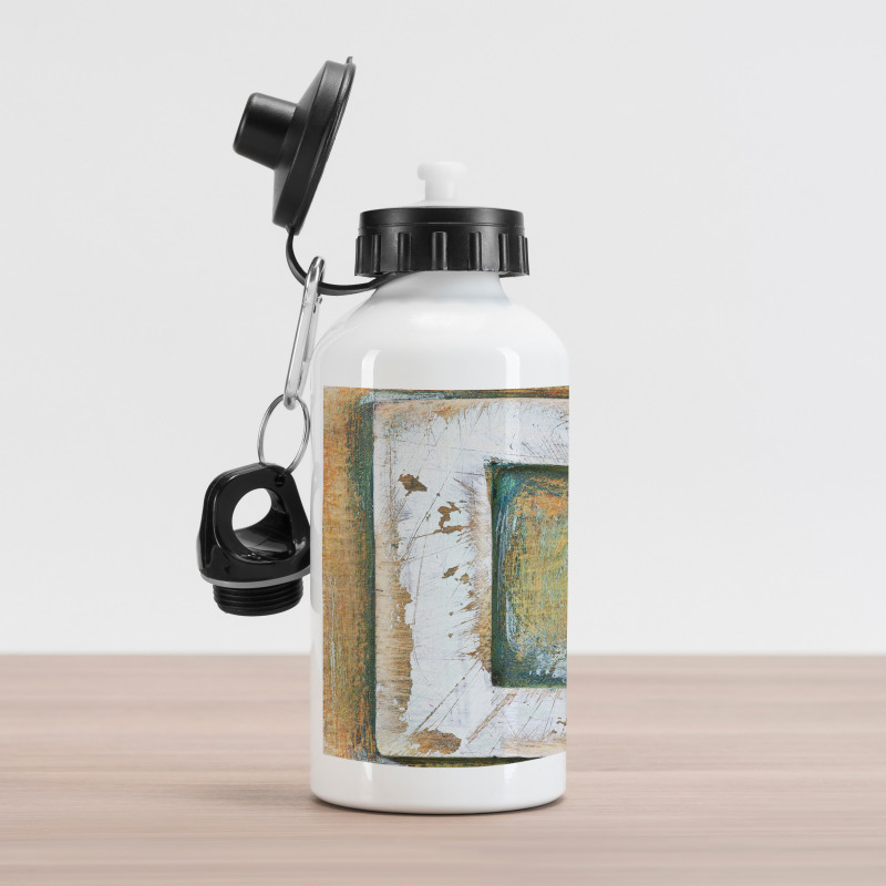 Rustic Initials Grunge Aluminum Water Bottle