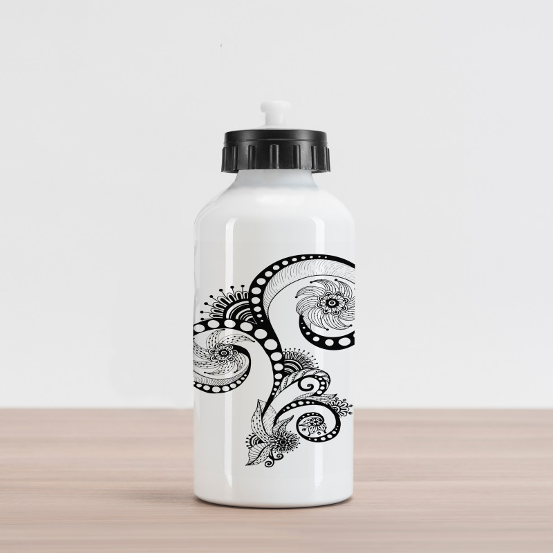 Body Art Doodle Aluminum Water Bottle