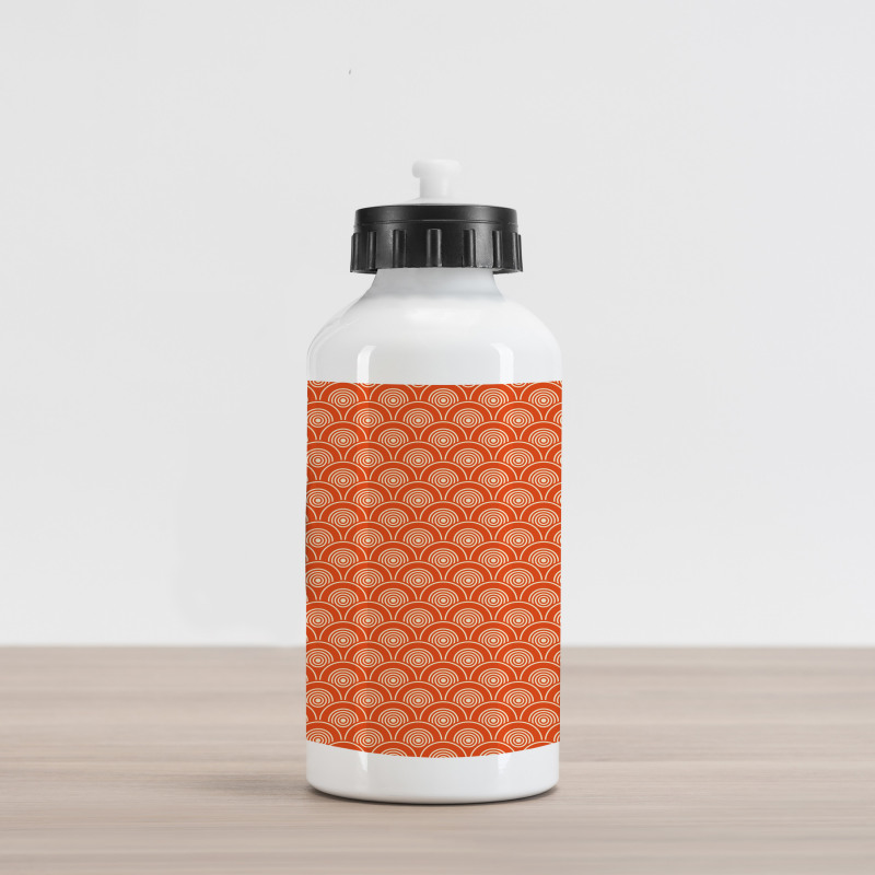 Kimono Motifs Pattern Aluminum Water Bottle