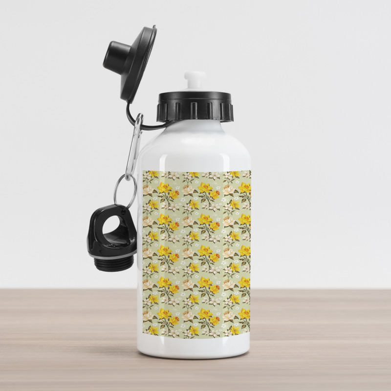 Narcissus Wildflowers Aluminum Water Bottle