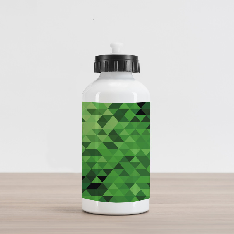 Triangles Abstract Mosaic Aluminum Water Bottle