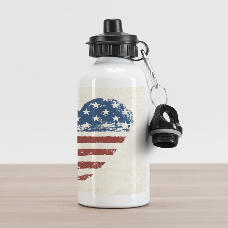 Patriotic Flag USA Aluminum Water Bottle