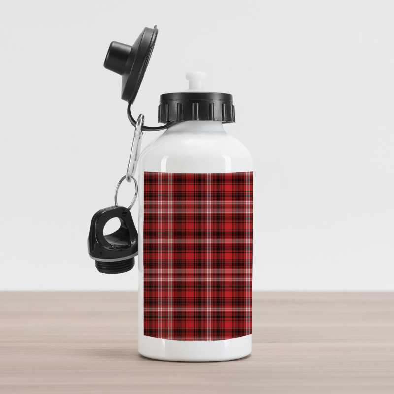 Nostalgic Striped British Aluminum Water Bottle