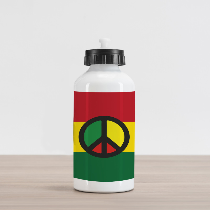 Reggae Culture Peace Aluminum Water Bottle
