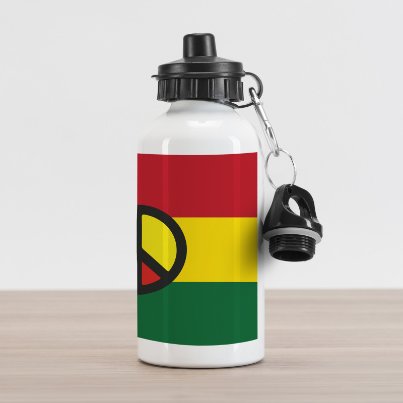 Reggae Culture Peace Aluminum Water Bottle