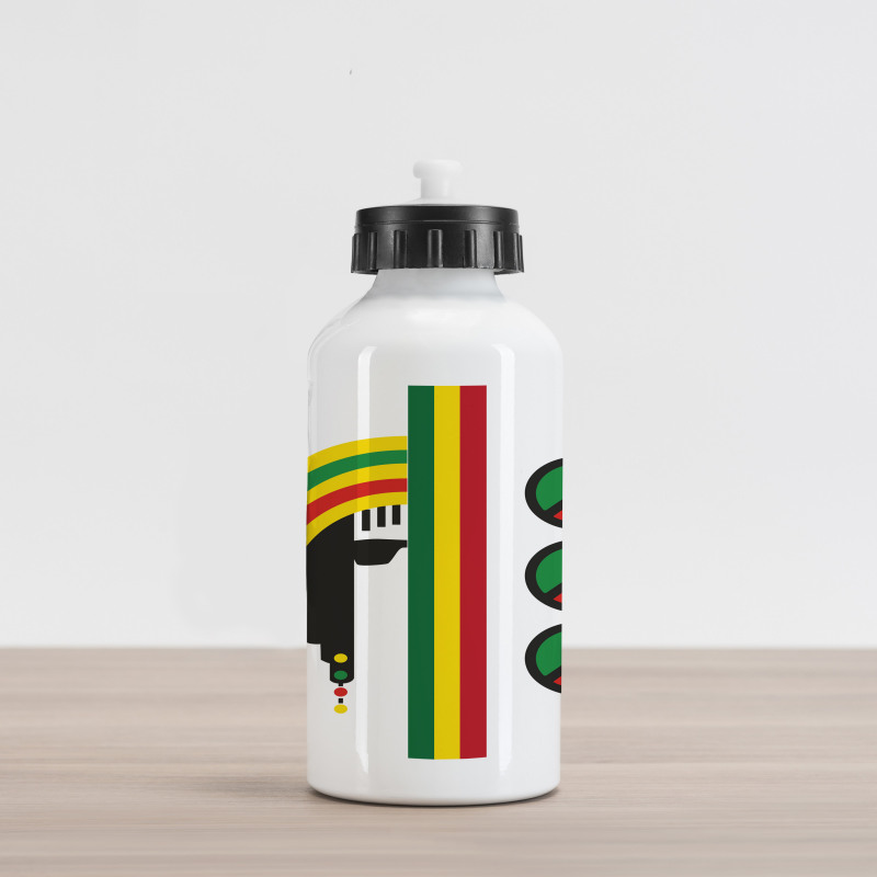 Minimalist Rastaman Aluminum Water Bottle