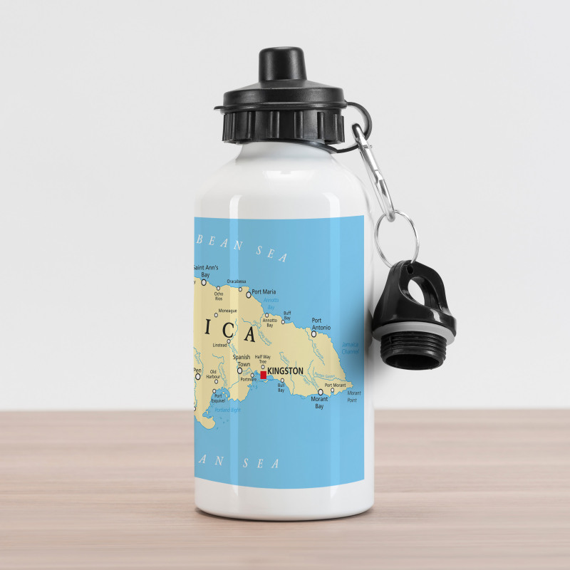 Caribbean Sea Tropic Aluminum Water Bottle
