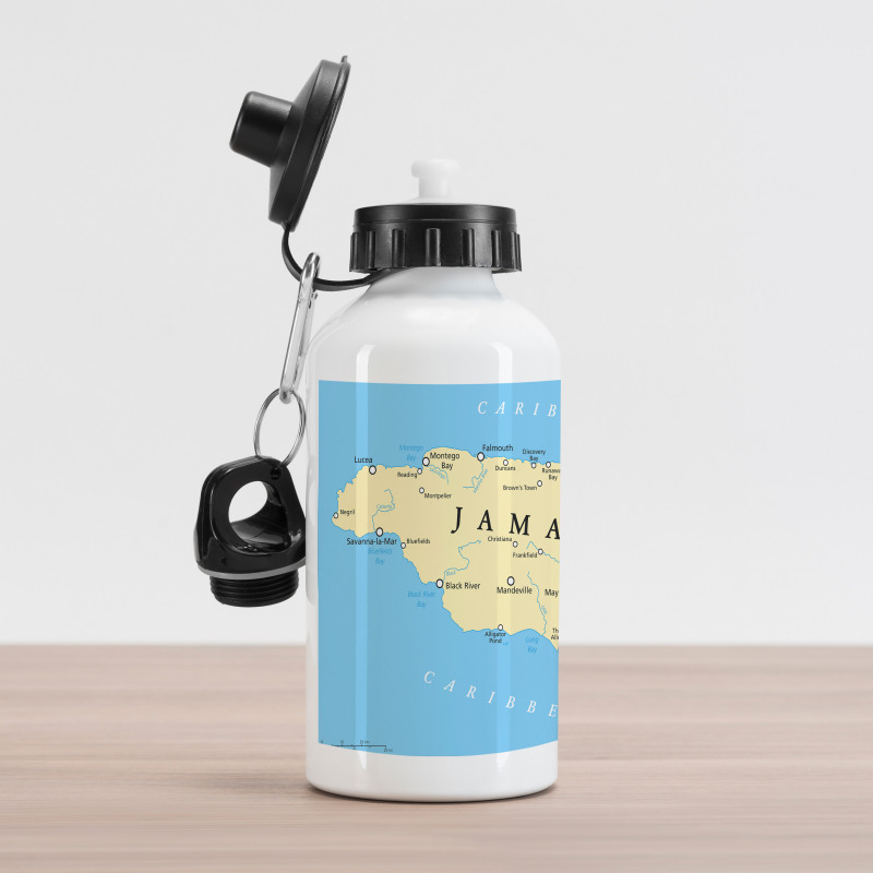 Caribbean Sea Tropic Aluminum Water Bottle