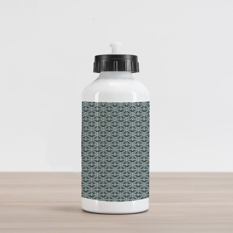 Rectangle Motifs Aluminum Water Bottle