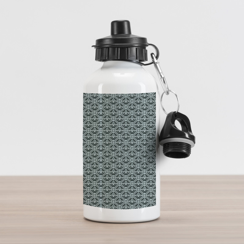 Rectangle Motifs Aluminum Water Bottle