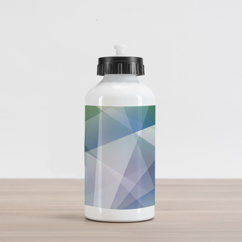 Futuristic Shapes Aluminum Water Bottle