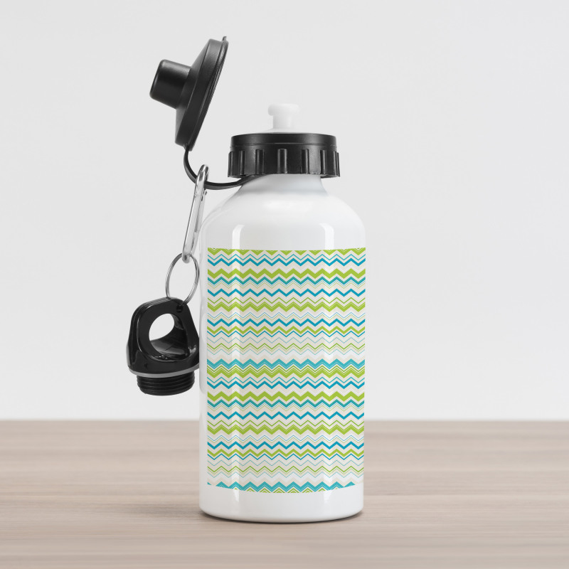 Chevron Order Design Aluminum Water Bottle