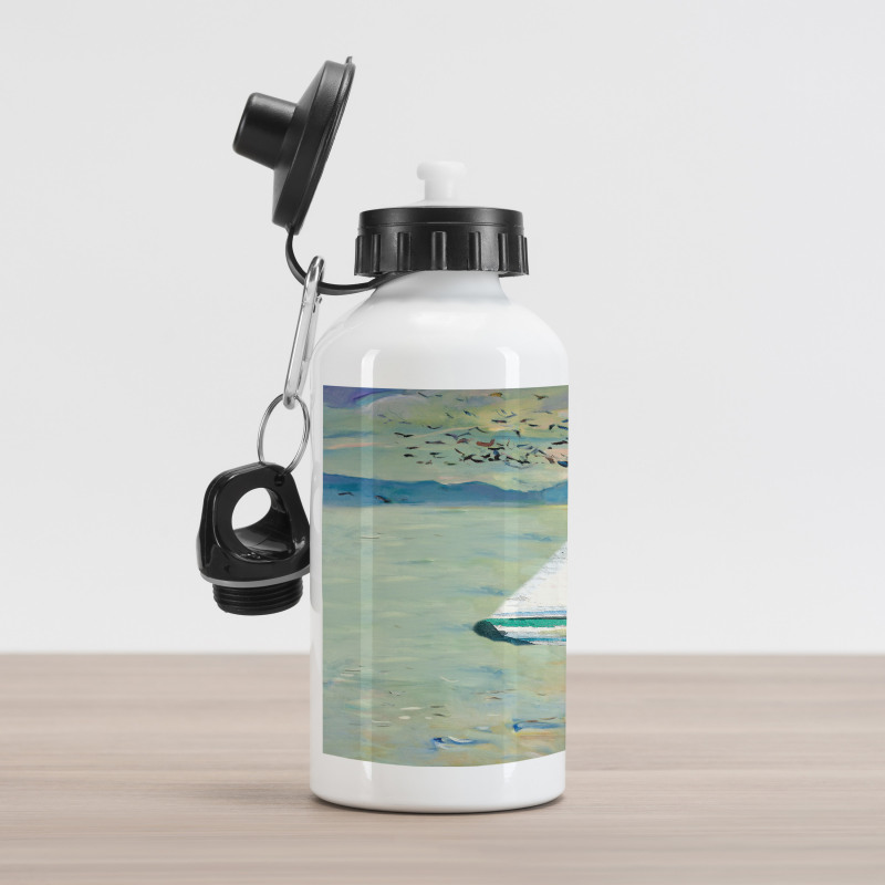 Monet Sailing Boat Aluminum Water Bottle