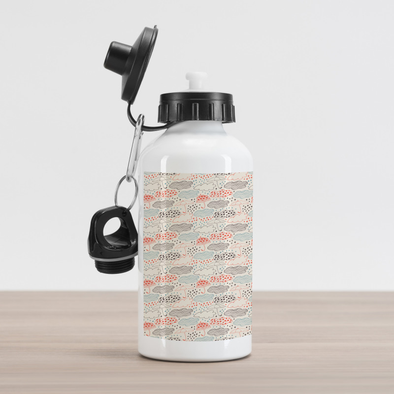 Ornate Clouds Downpour Aluminum Water Bottle