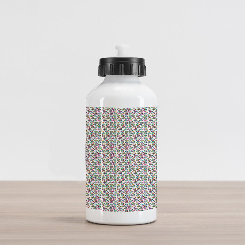 Geometric Crystals Aluminum Water Bottle