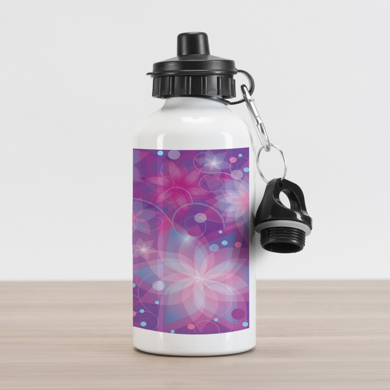 Floral Dreamy Romantic Aluminum Water Bottle