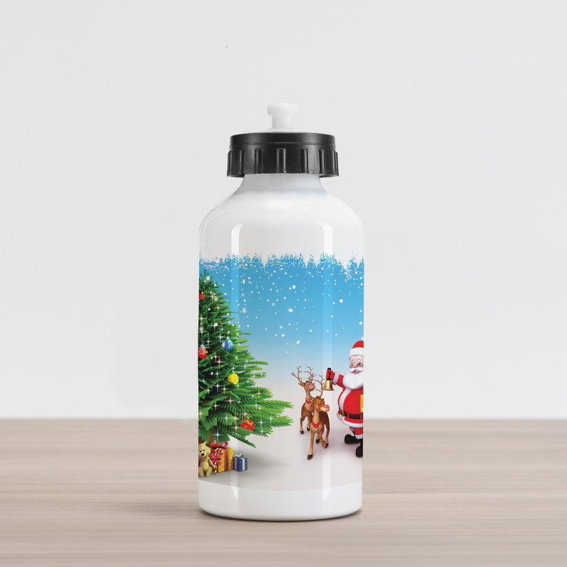 Jingle Bells Tree Aluminum Water Bottle