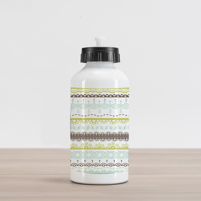 Lace Pattern Aluminum Water Bottle