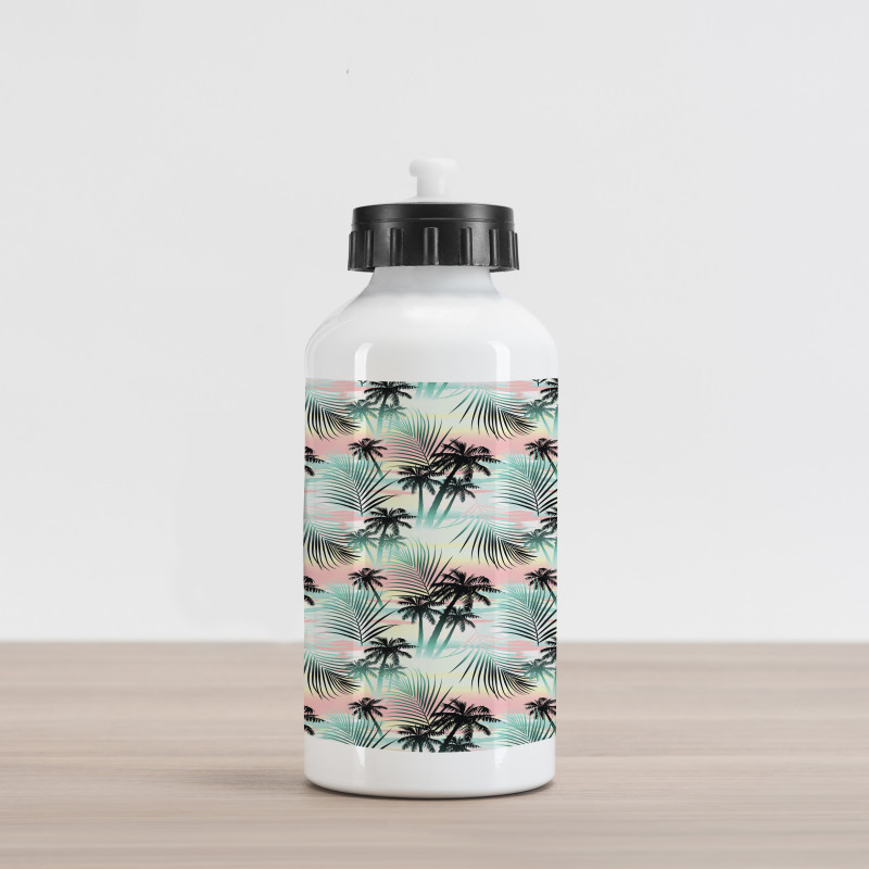 Summer Palm Trees Fern Aluminum Water Bottle