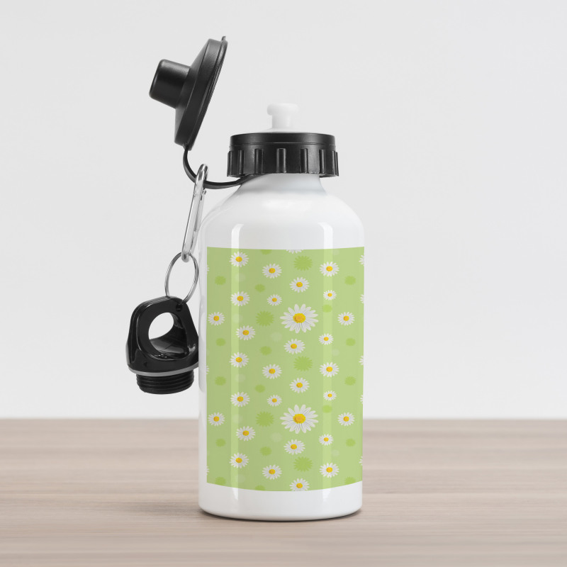 Spring Daisy Aluminum Water Bottle