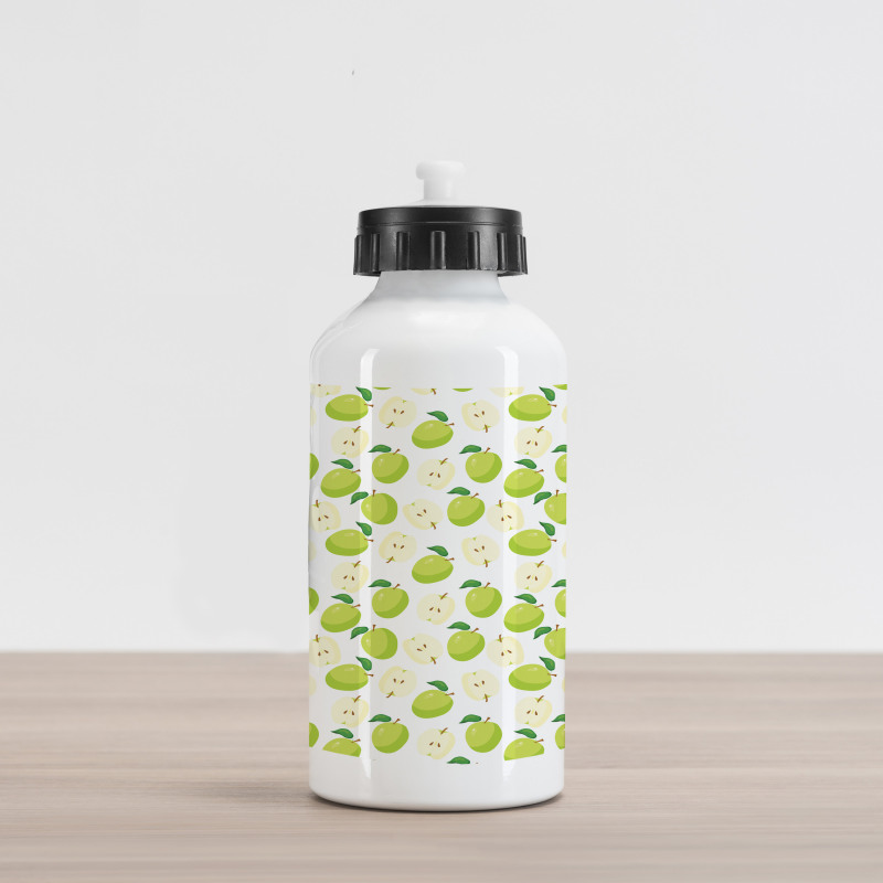 Cartoonish Fruit Anatomy Aluminum Water Bottle