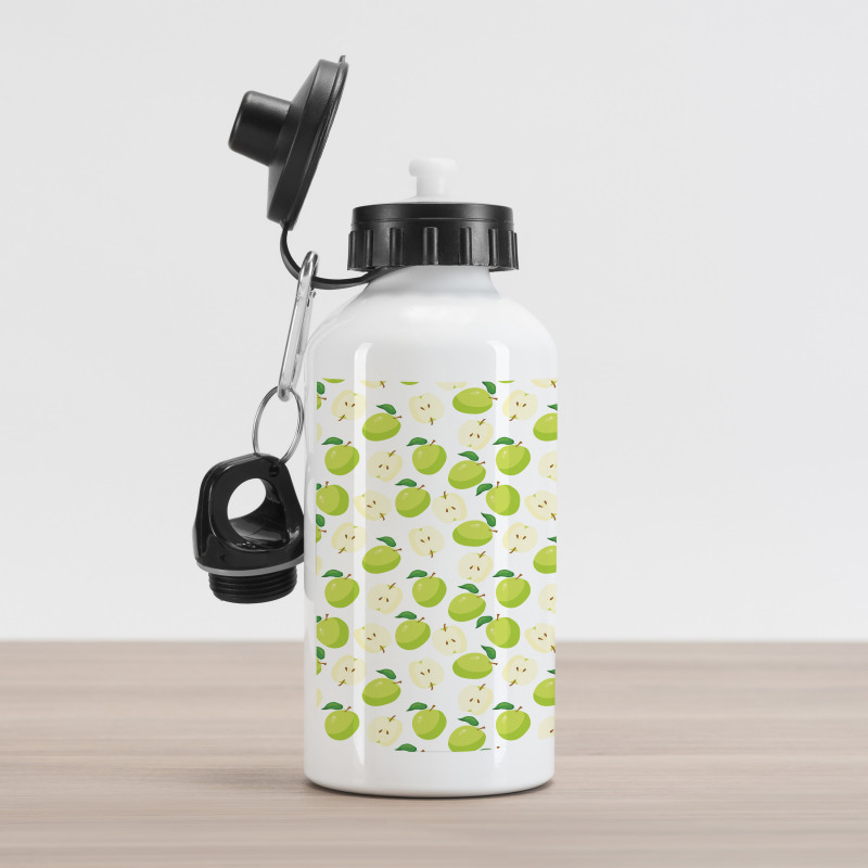 Cartoonish Fruit Anatomy Aluminum Water Bottle