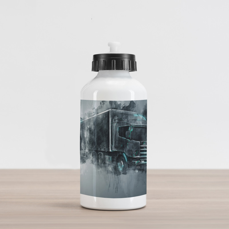 Cargo Delivery Theme Aluminum Water Bottle