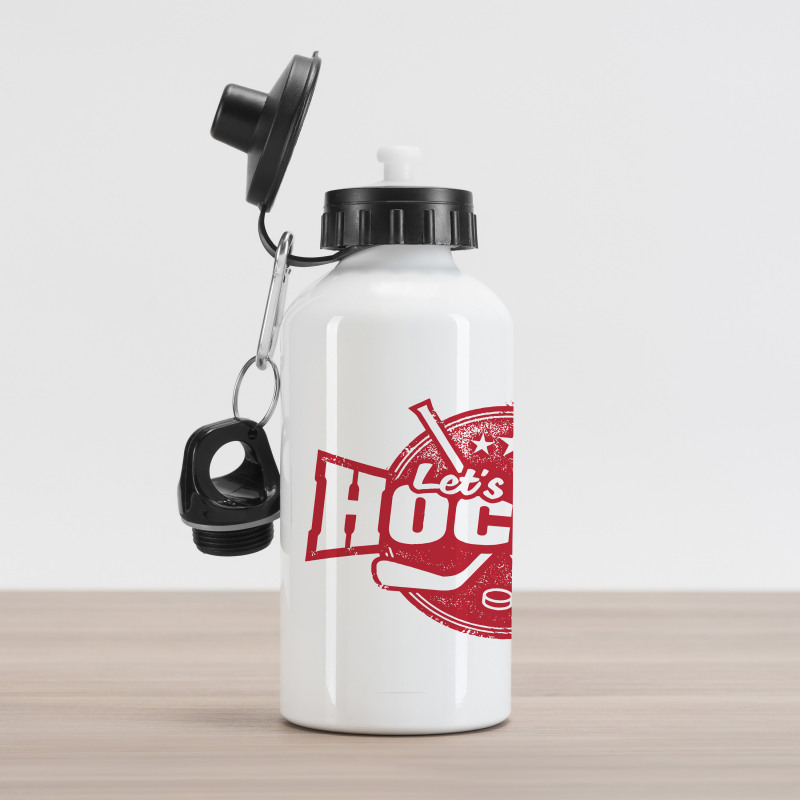 Let's Play Retro Style Aluminum Water Bottle