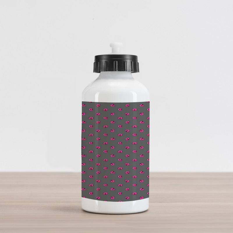 Emo Skulls Teen Culture Aluminum Water Bottle