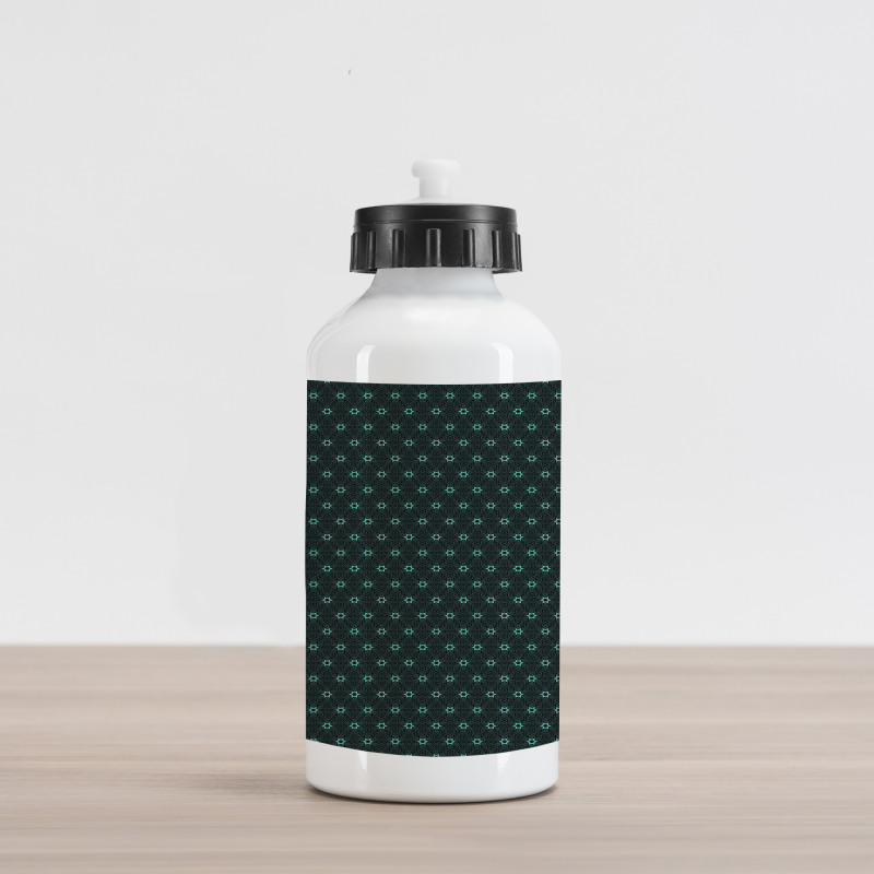 Triangle Lines Aluminum Water Bottle