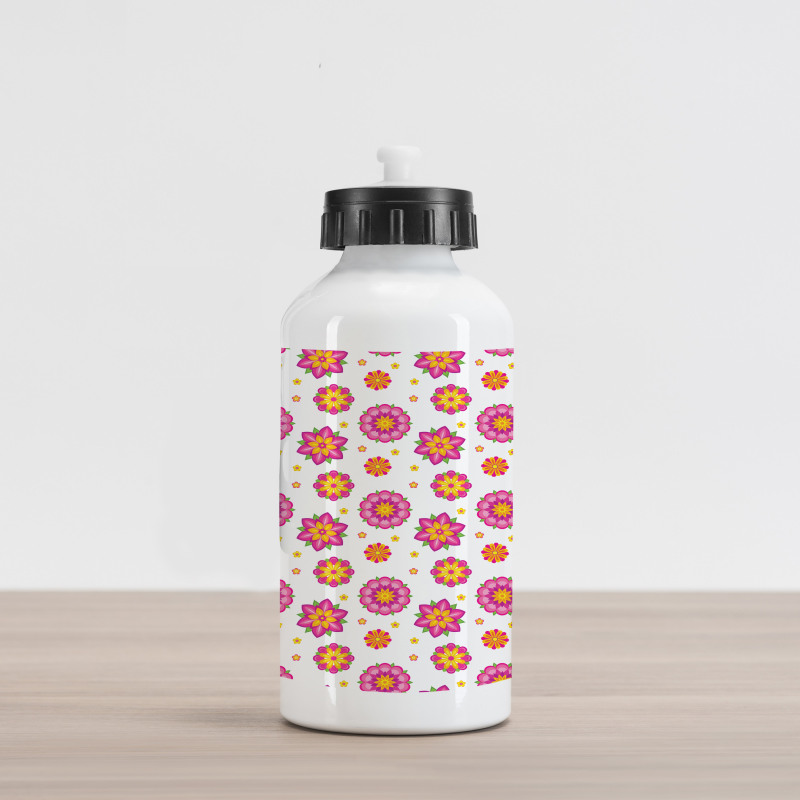 Flower Blooms Aluminum Water Bottle