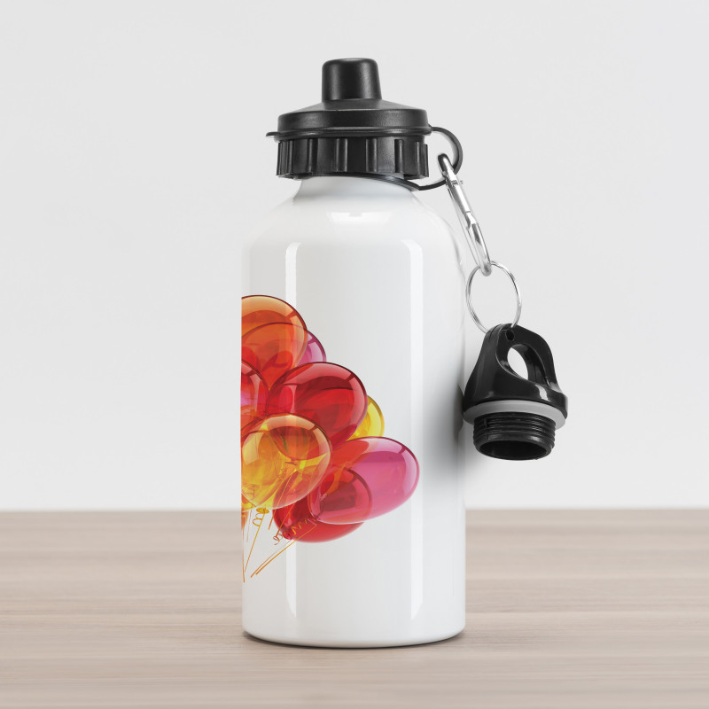 Warm Balloons Aluminum Water Bottle