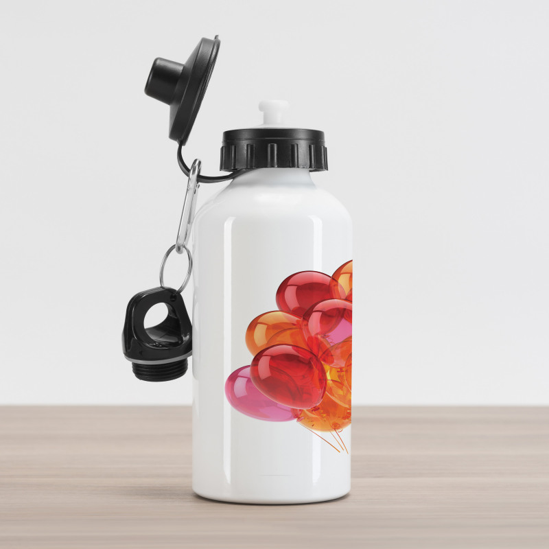 Warm Balloons Aluminum Water Bottle