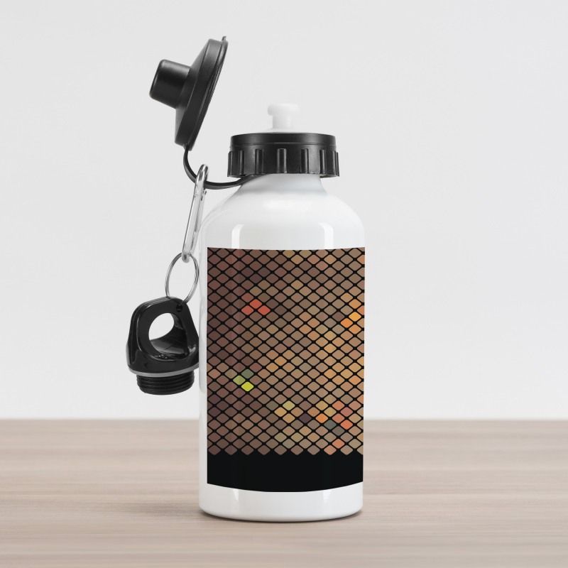 Mosaic of Squares Aluminum Water Bottle