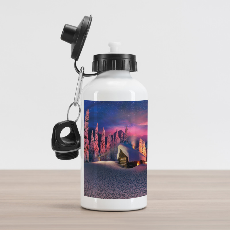 Wild Alpine Scene Aluminum Water Bottle