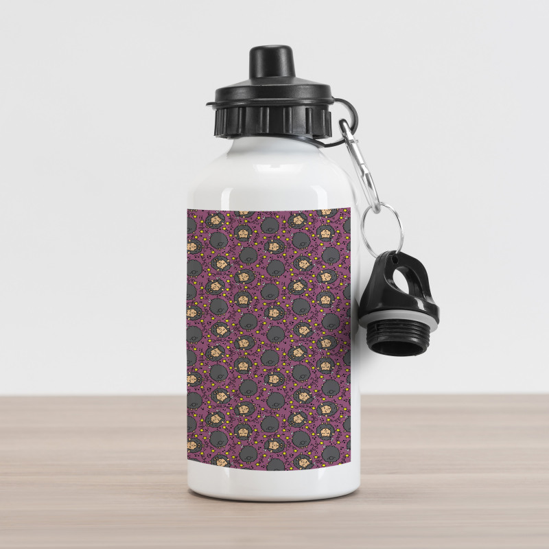 Cartoon Cheerful Sheep Aluminum Water Bottle