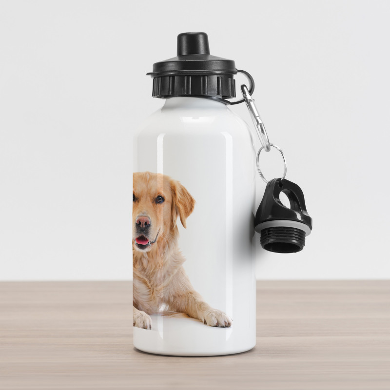 Young Puppy Aluminum Water Bottle