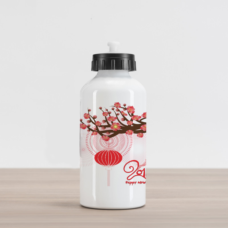 Cherry Branch Lantern Aluminum Water Bottle