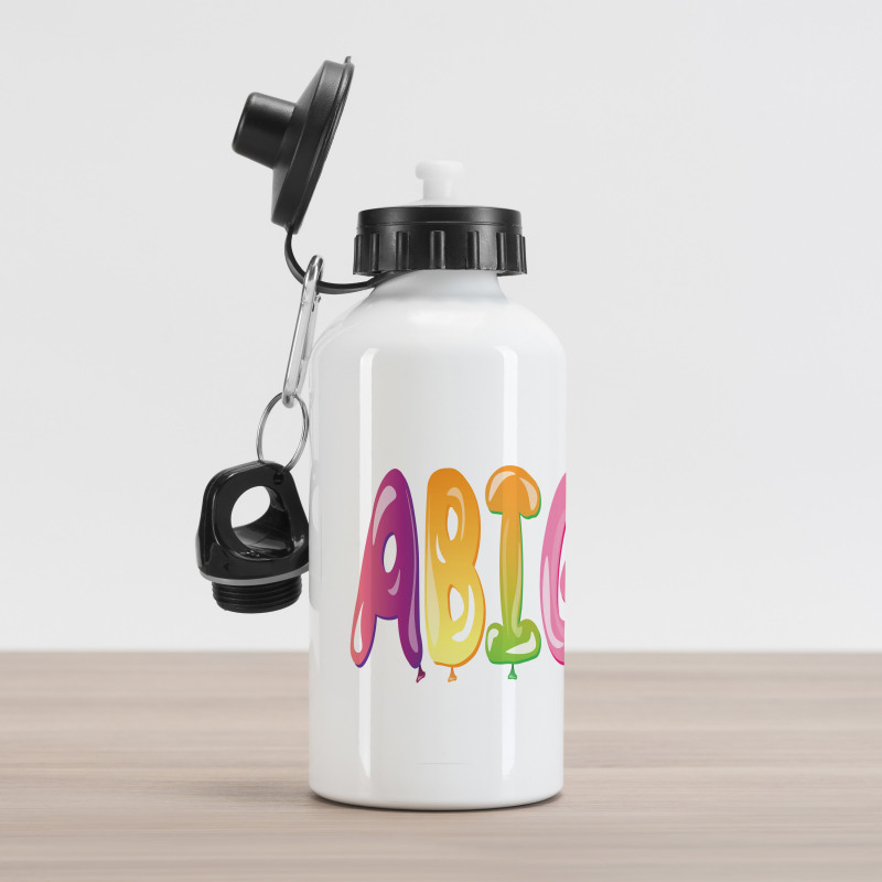 Father's Joy Girl Name Aluminum Water Bottle