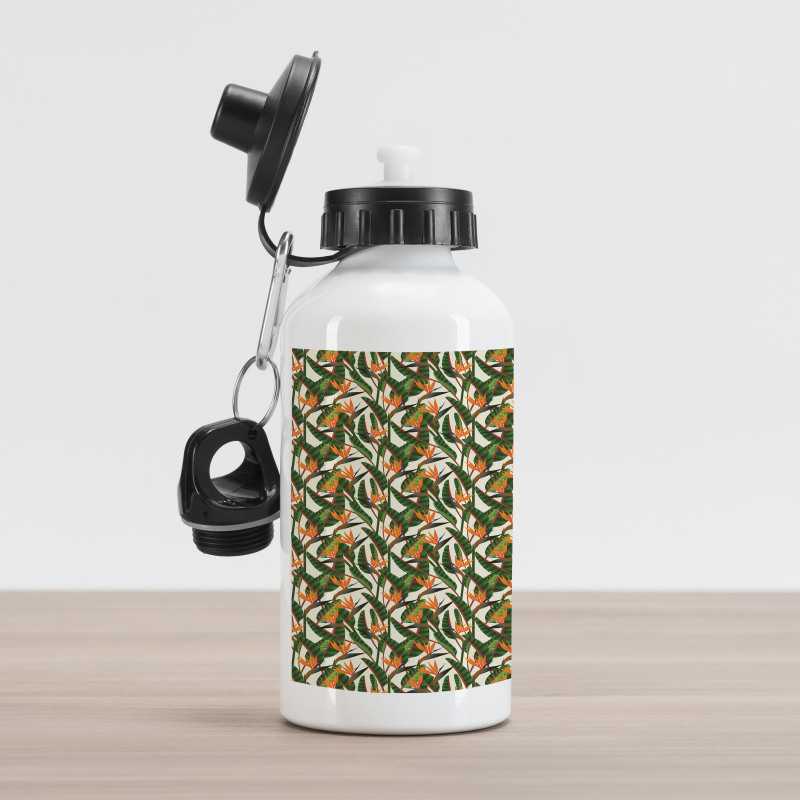 Exotic Summer Jungle Aluminum Water Bottle