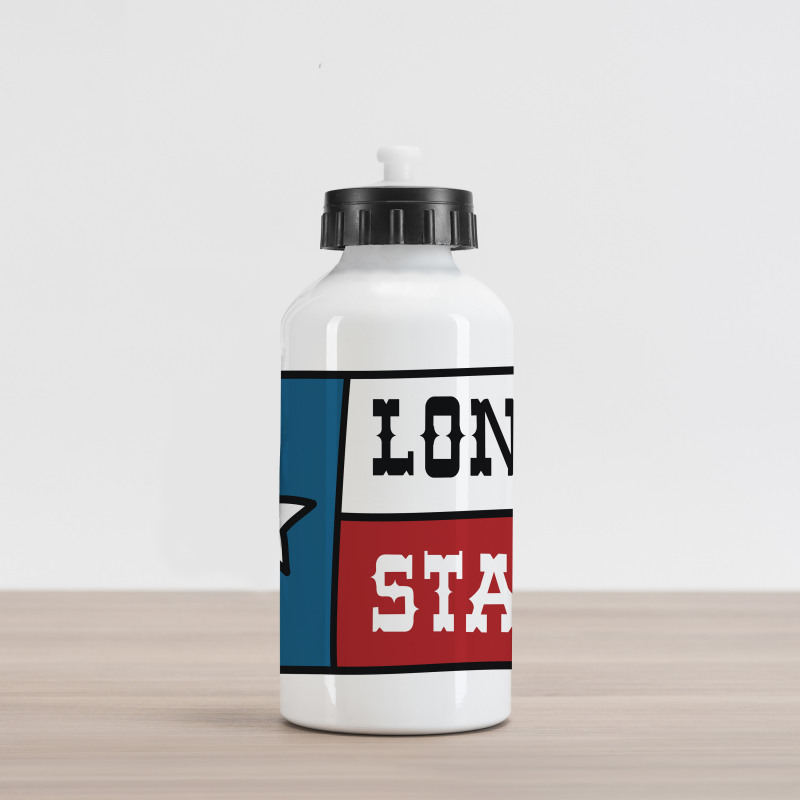 State Flag Design Aluminum Water Bottle